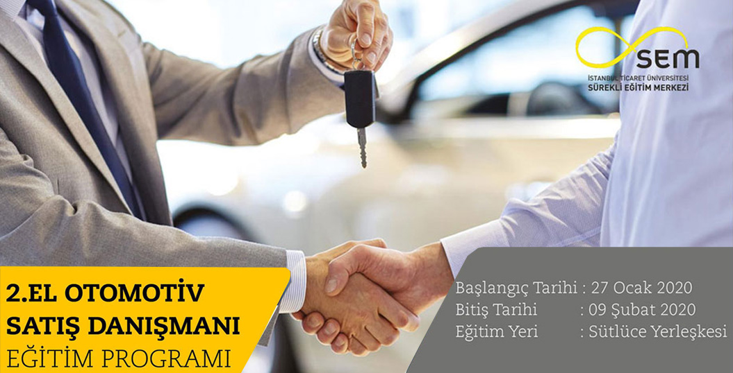 2. El Otomotiv Satış Danışmanı Eğitim Programı