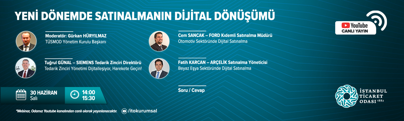 "Yeni Dönemde Satınalmanın Dijital Dönüşümü" Webinarı