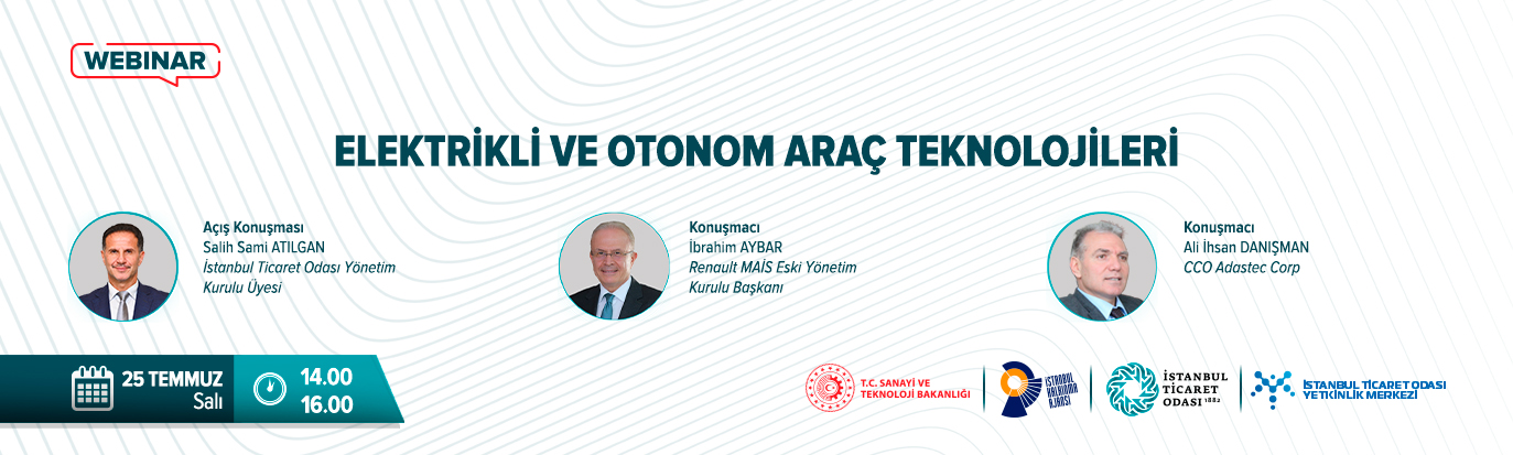 Elektrikli ve Otonom Araç Teknolojileri Webinarı
