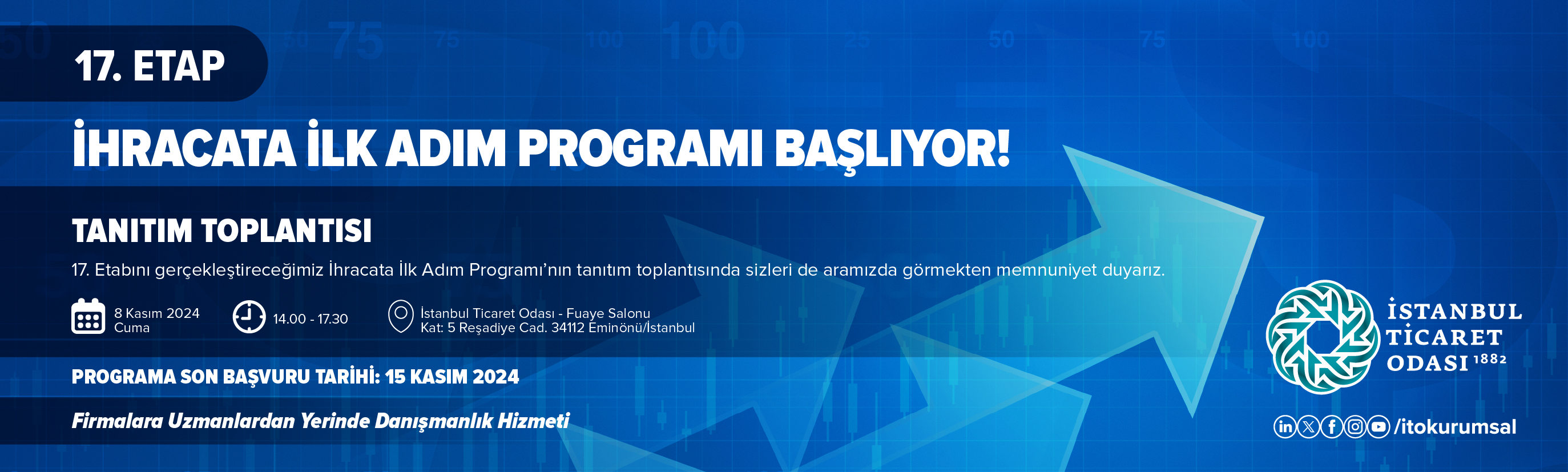 İhracata İlk Adım Programı (İİAP) 17. Etap Tanıtım Toplantısı ve Program Başvurusu 