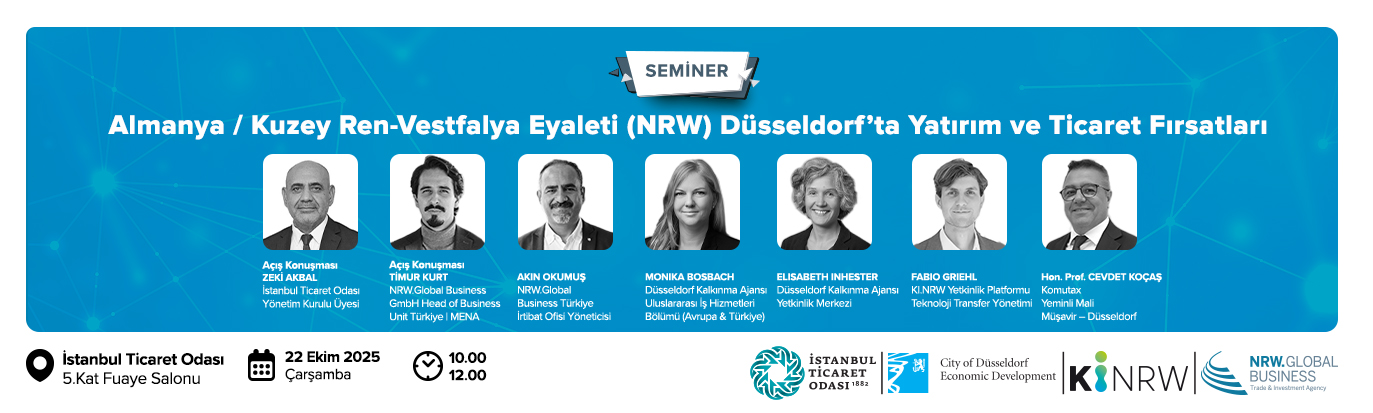Almanya/Kuzey Ren-Vestfalya Eyaleti (NRW) Düsseldorf’ta Yatırım ve Ticaret Fırsatları
