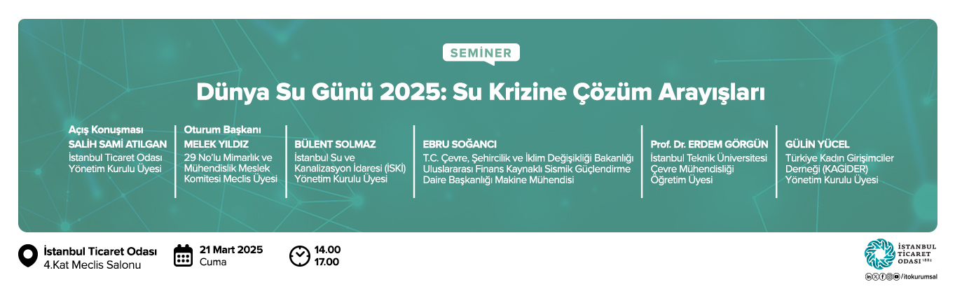 Dünya Su Günü 2025: Su Krizine Çözüm Arayışları 