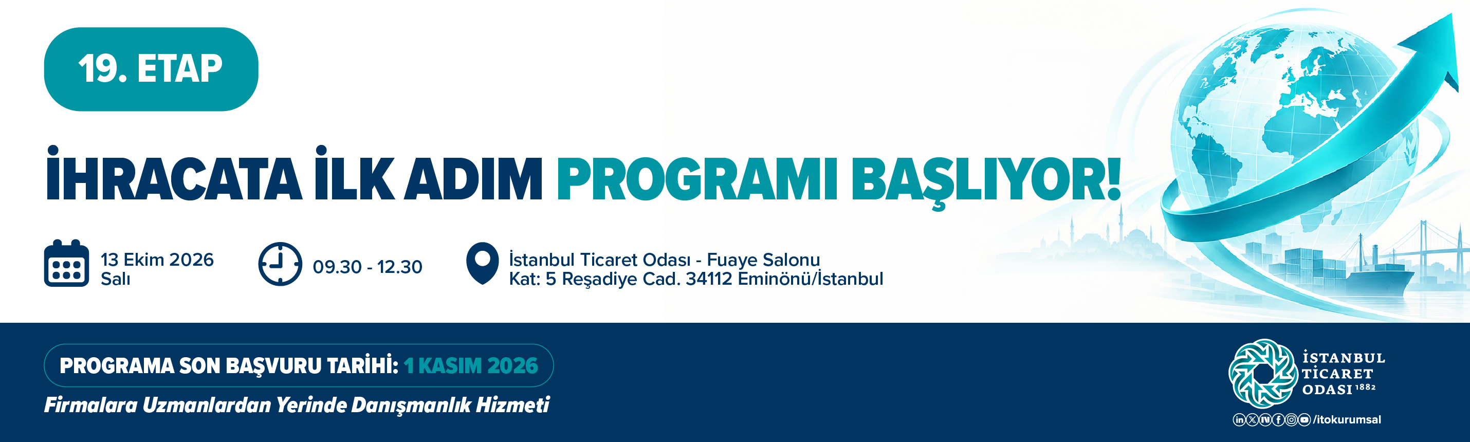 İhracata İlk Adım Programı (İİAP) 19. Etap Tanıtım Toplantısı ve Program Başvurusu