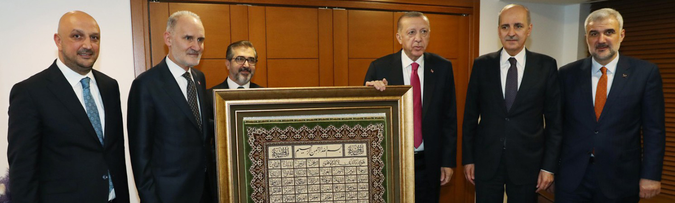 Cumhurbaşkanı Erdoğan, İTO Başkanı Avdagiç'i kabul etti